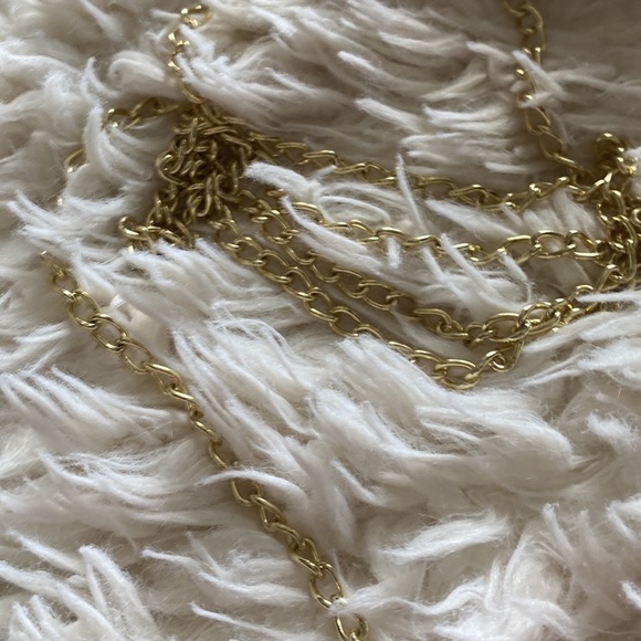 Mini cross body wallet/ coin purse with gold chain. Brand new. Never worn - Picture 3 of 4